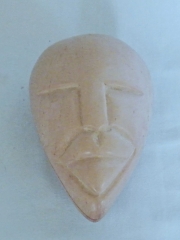 Schmuckkästchen Gesicht aus Speckstein (H ± 6 B ± 8 L ± 12 cm)